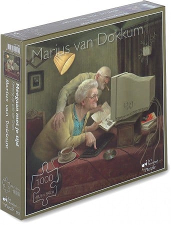 Meegaan met je Tijd - 1000 stukken puzzel - Marius van Dokkum