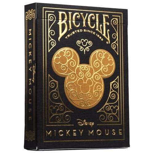 Mickey Mouse Black/Gold - Speelkaarten