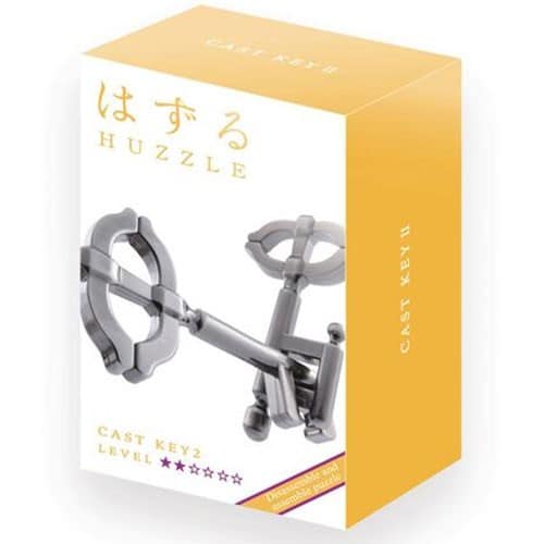 Mini Huzzle Cast Puzzle - Key II (2) - Silver