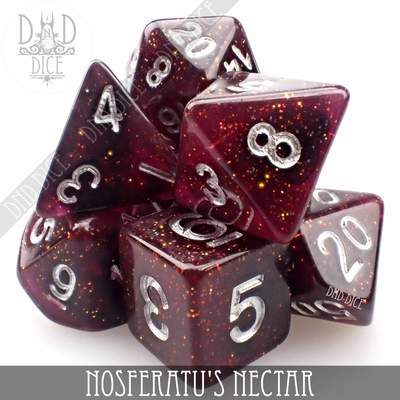 Nosferatu's Nectar - Dice set - 7 stuks