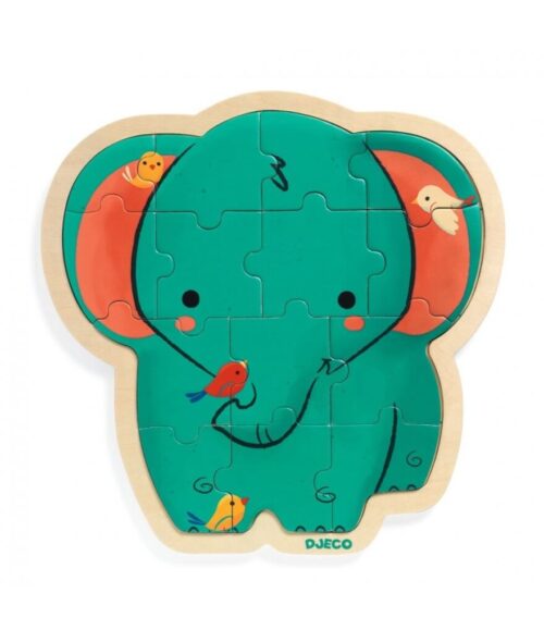 Olifant - 14 stukken kinderpuzzel