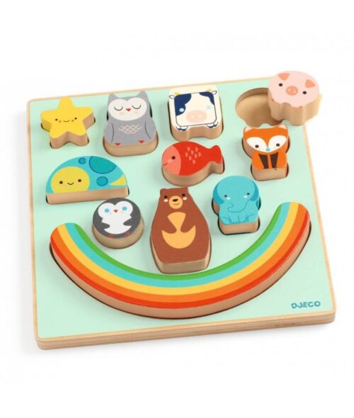 Puzz & Boom Rainbow - 12 stukken kinderpuzzel