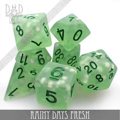 Rainy Days Fresh - Dice set - 7 stuks