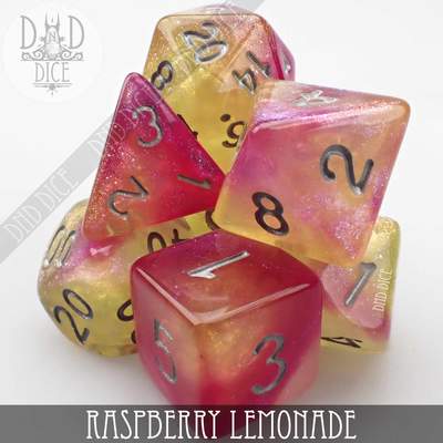 Raspberry Lemonade - Dice set - 7 stuks