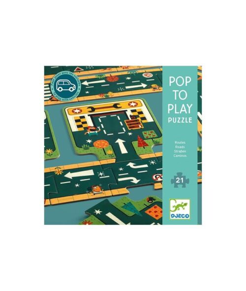 Routes - 21 stukken kinderpuzzel