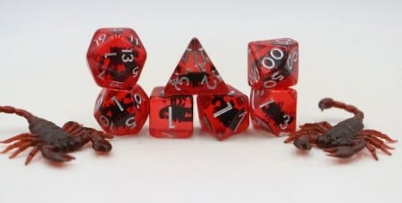 Scorpion - Dice set - 7 stuks