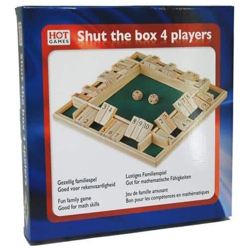 Shut the Box - 4 personen - 29x29 cm