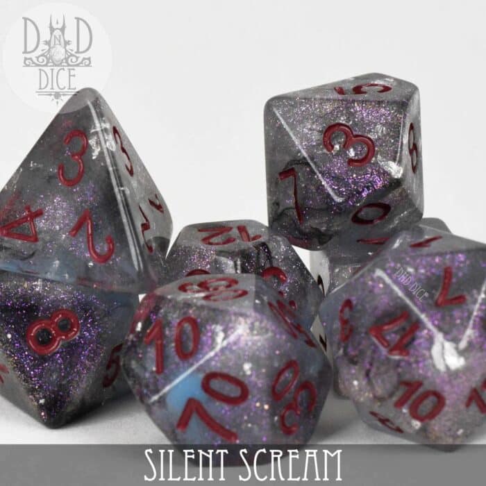 Silent Scream - Dice set - 7 stuks