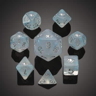 Spirit of Arctic: Polar Bear - Polydice set - 8 stuks