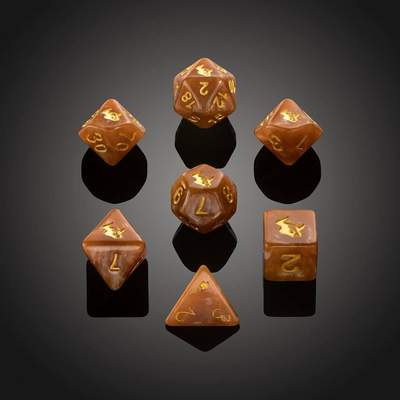 Spirit of Desolation: Minotaur - Polydice set - 7 stuks