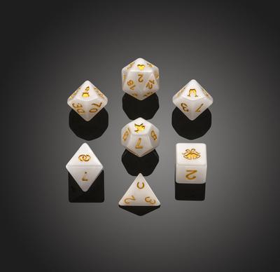 Spirit of Wedding - Polydice set - 7 stuks