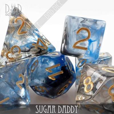 Sugar Daddy - Dice set - 7 stuks