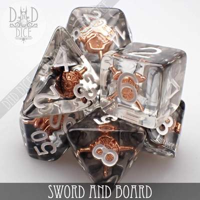 Sword and Board - Dice set - 7 stuks