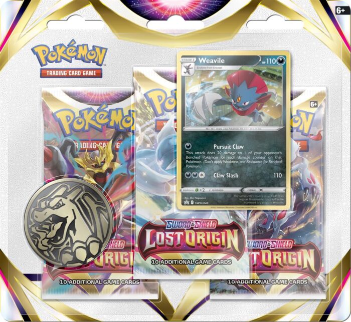 Weavile - 3-Pack Blister - Lost Origin