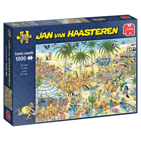 Zandsculpturen - 1000 stukken puzzel - Jan van Haasteren