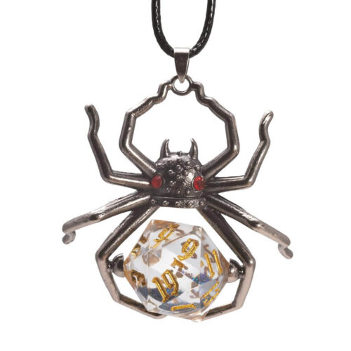 Black Widow - D20 Necklace