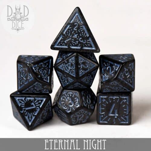 Eternal Night - Dice set - 7 stuks