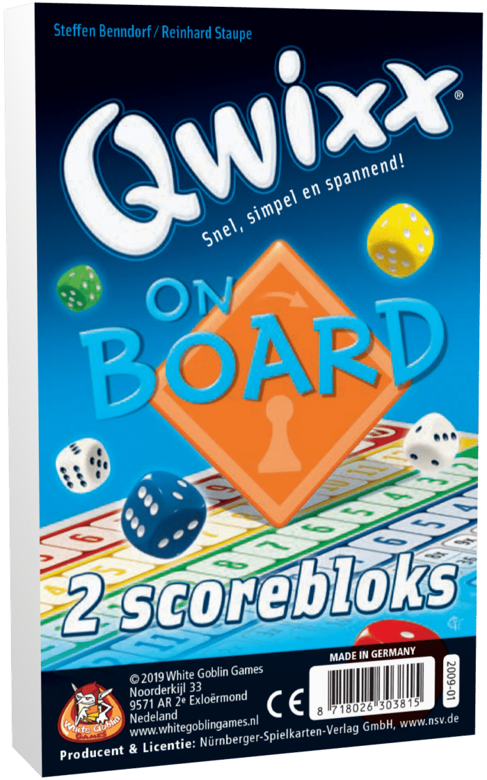 Extra Scorebloks - Qwixx: On Board