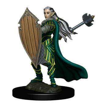 Female Elf Paladin - Premium D&D Figure