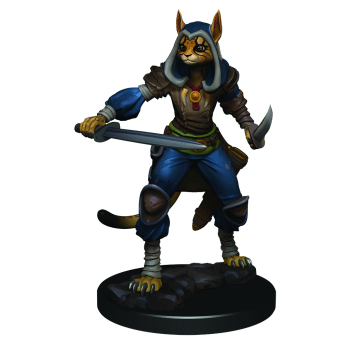 Female Tabaxi Rogue - Painted D&D Miniatures