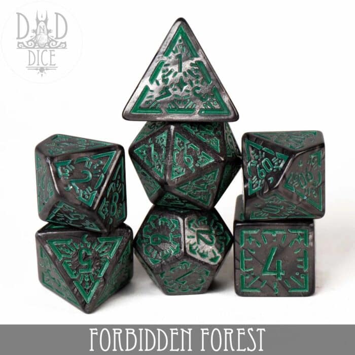 Forbidden Forest - Dice set - 7 stuks