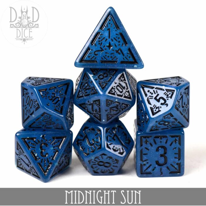 Midnight Sun - Dice set - 7 stuks