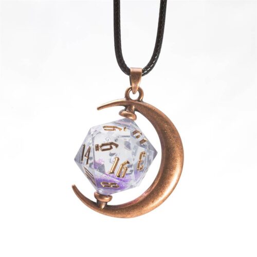 Night Sky - D20 Necklace