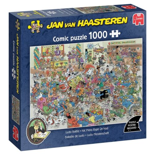 NK Mens Erger Je Niet - 1000 stukken puzzel - Jan van haasteren