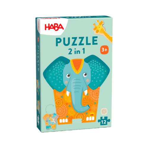 Olifant - 2 in 1 Puzzel