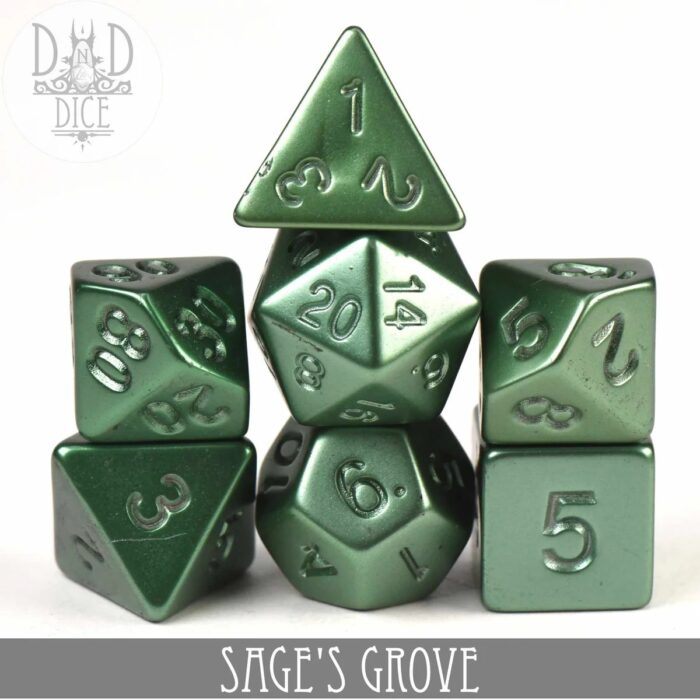 Sage's Grove - Dice set - 7 stuks