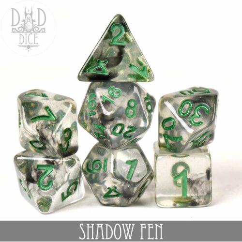 Shadow Fen - Dice set - 7 stuks