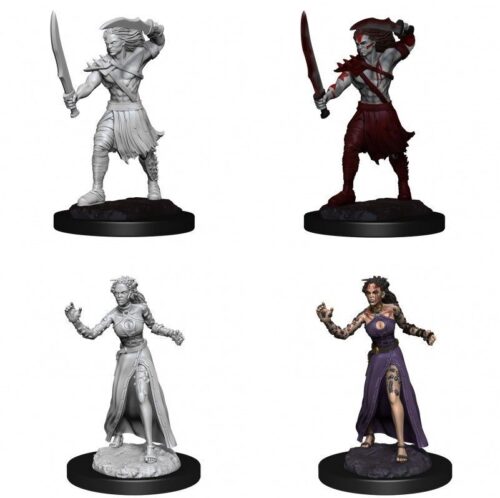 Vampire Lacerator & Hexmage - MTG Unpainted Miniatures