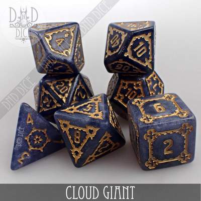 Cloud Giant - Oversized Dice set - 7 stuks