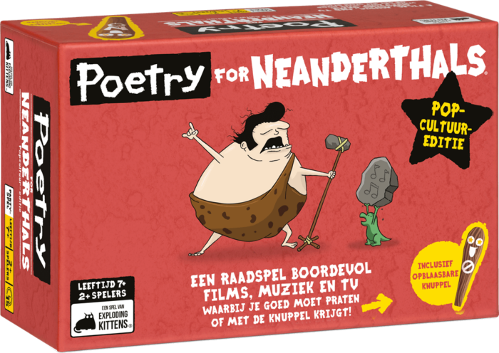 Pop Cultuur - Poetry for Neanderthals